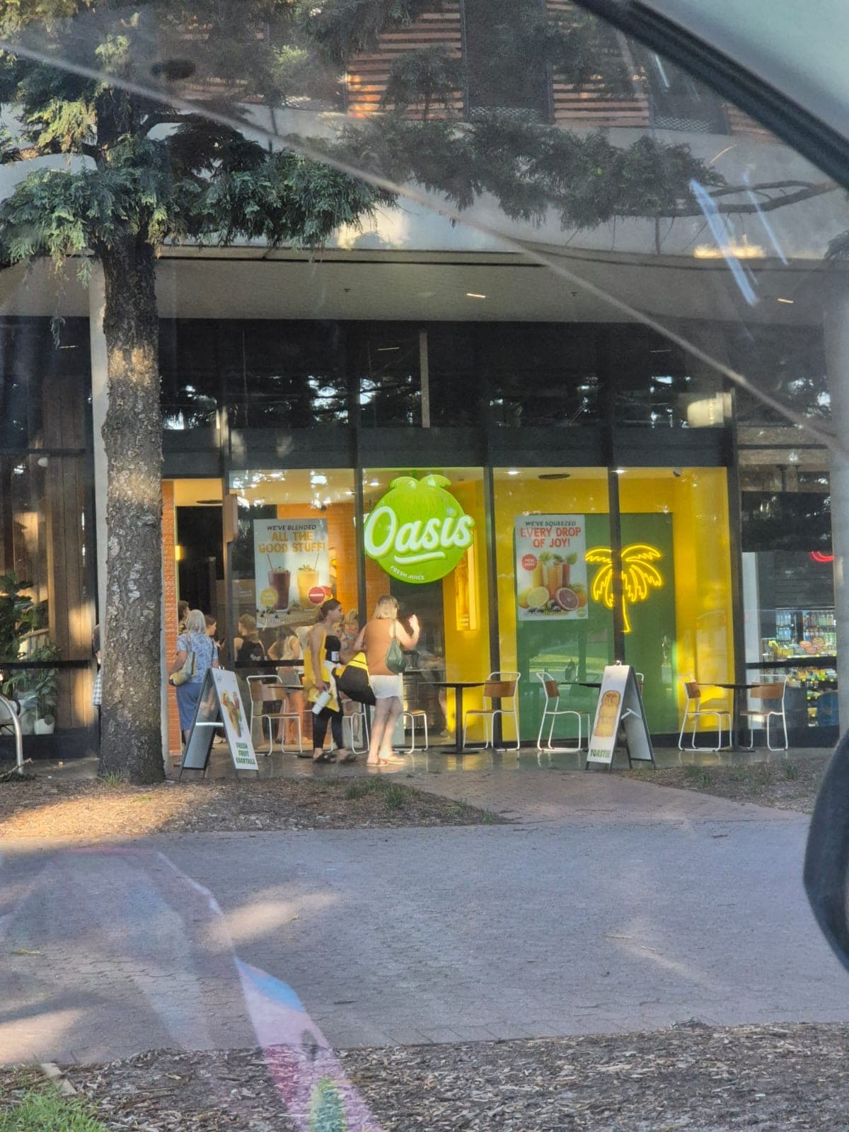 The Oasis storefront at Sydney Olympic Park